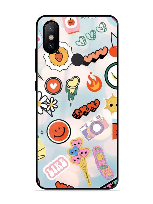 Cheerful Glossy Soft Edge Case for Xiaomi Mi A2 Chachhi