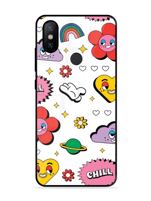 Whimsical Wonderland Glossy Soft Edge Case for Xiaomi Mi A2 Chachhi