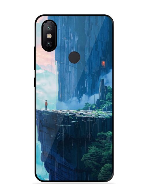 Solitude In The Sky Glossy Soft Edge Case for Xiaomi Mi A2 Chachhi