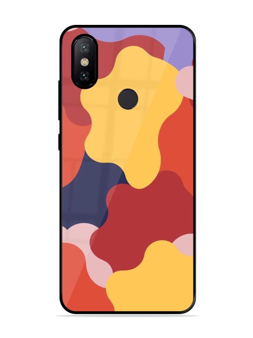 Gooey Color Chaos Glossy Soft Edge Case for Xiaomi Mi A2 Chachhi