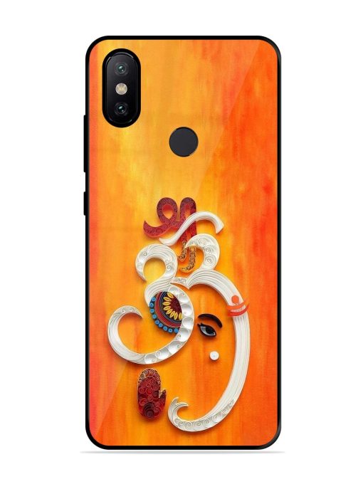 Ganesha In Quilling Art Glossy Soft Edge Case for Xiaomi Mi A2 Chachhi