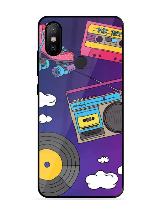 Retro Vibes Glossy Soft Edge Case for Xiaomi Mi A2 Chachhi