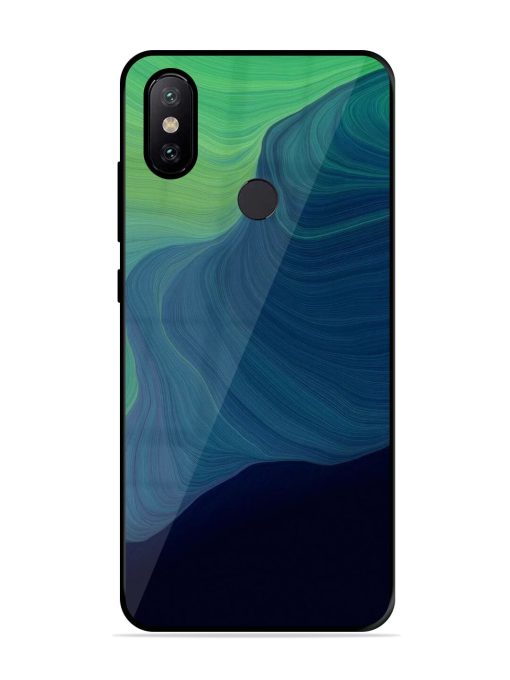 Oceanic Dreams Glossy Soft Edge Case for Xiaomi Mi A2 Chachhi