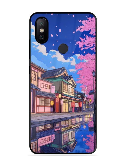 Tranquil Reflections Glossy Soft Edge Case for Xiaomi Mi A2 Chachhi