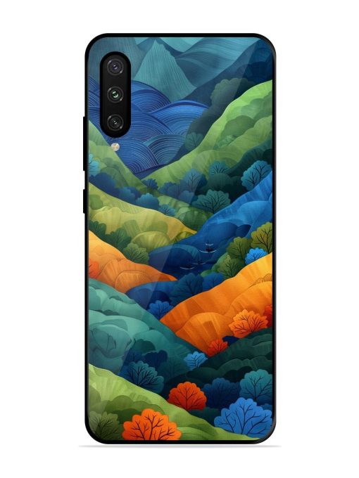 Serene Summits Glossy Soft Edge Case for Xiaomi Mi A3