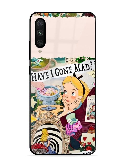 Mad Hatter'S Collage Glossy Soft Edge Case for Xiaomi Mi A3