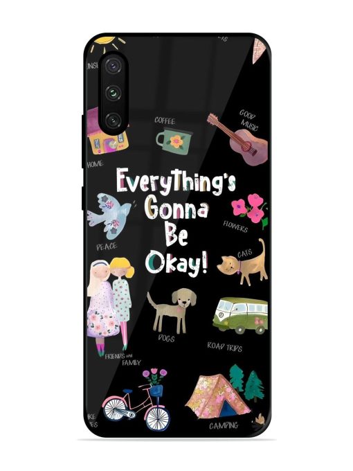 Everything'S Gonna Be Okay Glossy Soft Edge Case for Xiaomi Mi A3