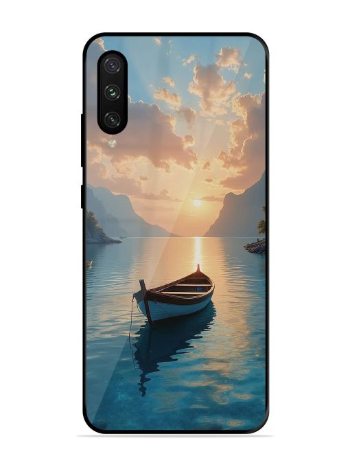 Serene Sunset Glossy Soft Edge Case for Xiaomi Mi A3