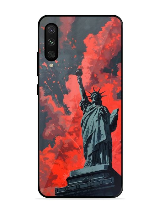 Lady Liberty'S Firework Finale Glossy Soft Edge Case for Xiaomi Mi A3