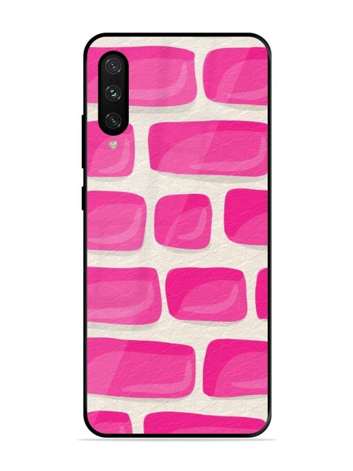 Pink Brick Wall Glossy Soft Edge Case for Xiaomi Mi A3