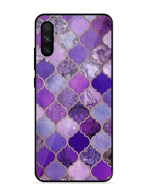 Purple Mosaic Magic Glossy Soft Edge Case for Xiaomi Mi A3