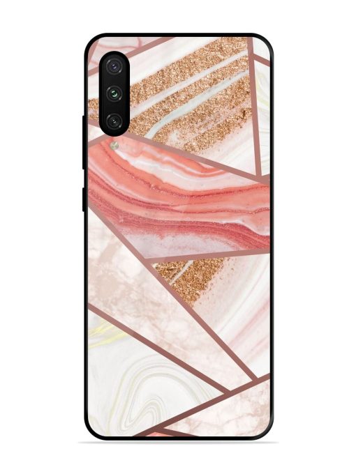 Rosy Mosaic Glossy Soft Edge Case for Xiaomi Mi A3