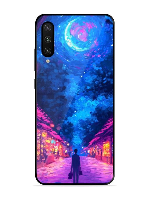 Neon Nightscape Glossy Soft Edge Case for Xiaomi Mi A3