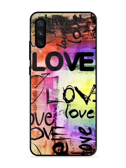 Love Graffiti Glossy Soft Edge Case for Xiaomi Mi A3