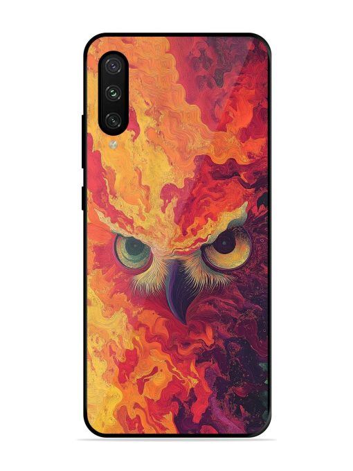 Fiery Owl Glossy Soft Edge Case for Xiaomi Mi A3