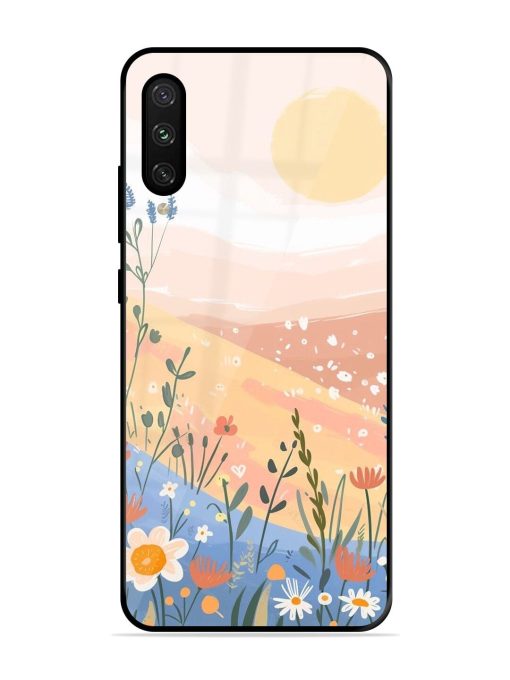 Golden Hour Blooms Glossy Soft Edge Case for Xiaomi Mi A3