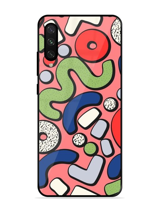 Groovy Geometric Shapes Glossy Soft Edge Case for Xiaomi Mi A3