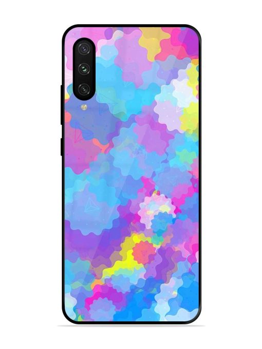 Psychedelic Cloud Burst Glossy Soft Edge Case for Xiaomi Mi A3