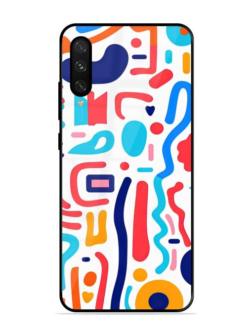 Whimsical Doodle Chaos Glossy Soft Edge Case for Xiaomi Mi A3