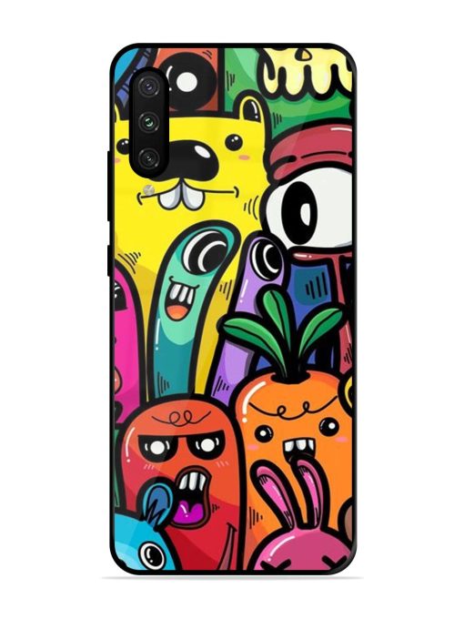 Whimsical Doodle Chaos Glossy Soft Edge Case for Xiaomi Mi A3