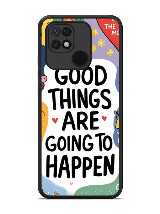 Uplifting Scribbles Glossy Soft Edge Case for Xiaomi Redmi 10 Chachhi