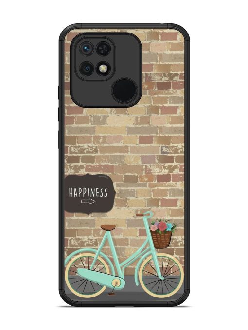 Pedaling Towards Happiness Glossy Soft Edge Case for Xiaomi Redmi 10 Chachhi