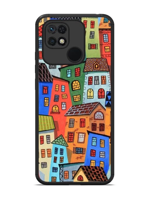 Rainbow House Glossy Soft Edge Case for Xiaomi Redmi 10 Chachhi