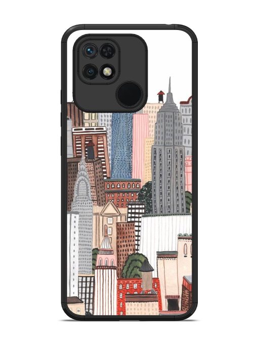 Cityscape Dreams Glossy Soft Edge Case for Xiaomi Redmi 10 Chachhi