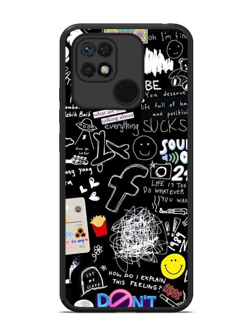 Doodle Diary Glossy Soft Edge Case for Xiaomi Redmi 10 Chachhi