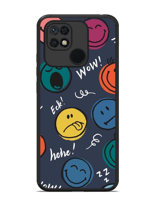 Emoticon Parade Glossy Soft Edge Case for Xiaomi Redmi 10 Chachhi