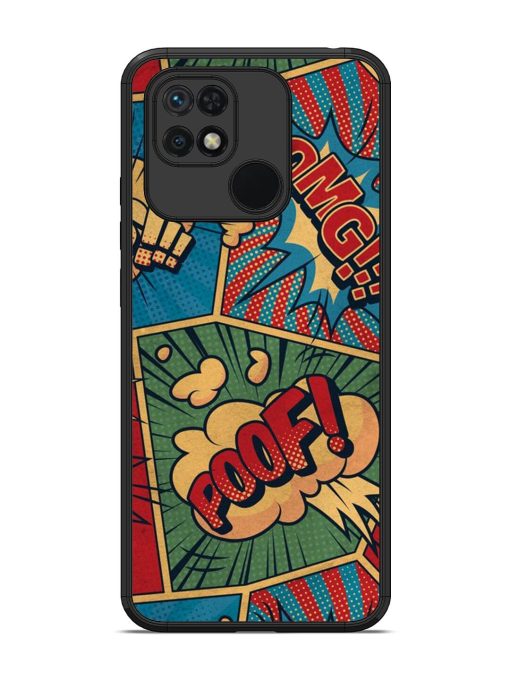 Comic Book Chaos Glossy Soft Edge Case for Xiaomi Redmi 10 Chachhi