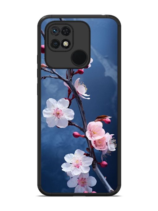 Delicate Blossoms Glossy Soft Edge Case for Xiaomi Redmi 10 Chachhi