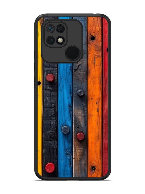 Rainbow Plank Glossy Soft Edge Case for Xiaomi Redmi 10 Chachhi