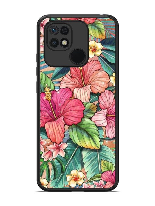 Tropical Tapestry Glossy Soft Edge Case for Xiaomi Redmi 10 Chachhi