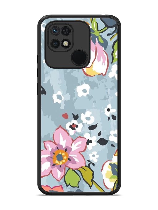 Floral Fantasy Glossy Soft Edge Case for Xiaomi Redmi 10 Chachhi