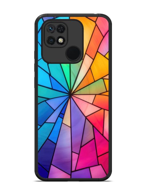 Stained Glass Kaleidoscope Of Colors Glossy Soft Edge Case for Xiaomi Redmi 10