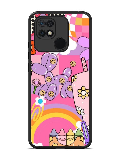 Whimsical Y2K Chaos Glossy Soft Edge Case for Xiaomi Redmi 10 Chachhi