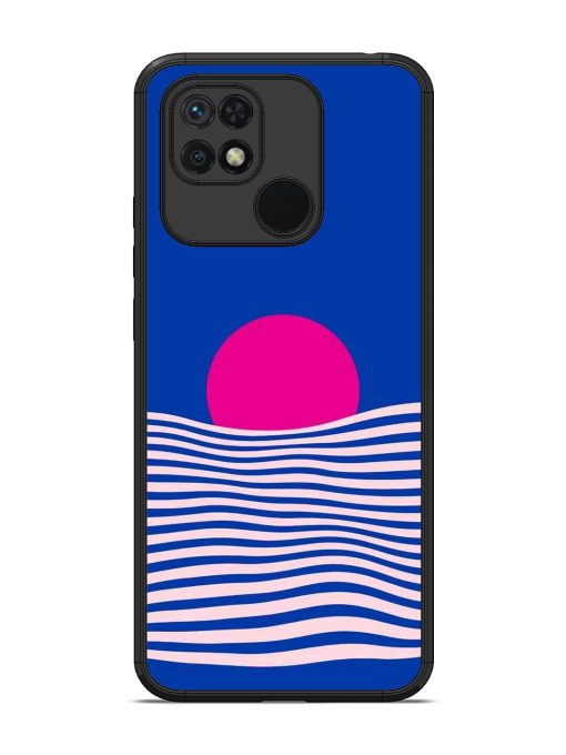 Pink Sunset Over Blue Waves Glossy Soft Edge Case for Xiaomi Redmi 10 Chachhi