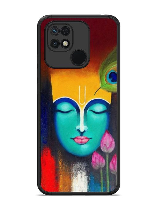 Divine Tranquility: The Face Of Krishna Glossy Soft Edge Case for Xiaomi Redmi 10 Chachhi