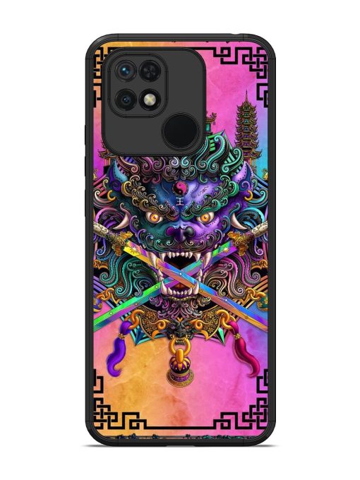 Psychedelic Fu Dog Tapestry Glossy Soft Edge Case for Xiaomi Redmi 10 Chachhi