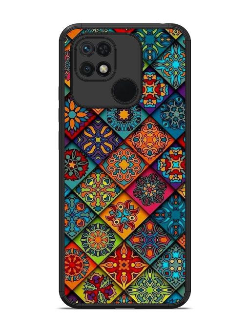 Patchwork Mandala Mosaic Glossy Soft Edge Case for Xiaomi Redmi 10 Chachhi