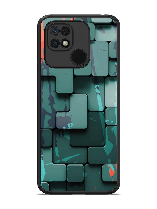 Abstract Geometric Mosaic Glossy Soft Edge Case for Xiaomi Redmi 10 Chachhi