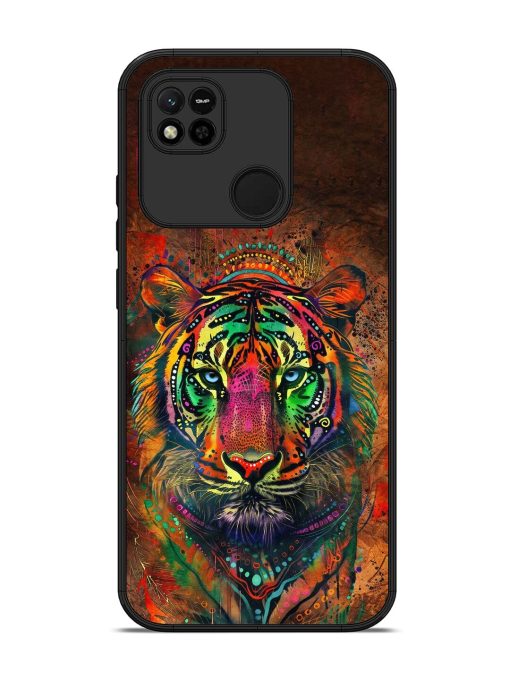 Cosmic Tiger Glossy Soft Edge Case for Xiaomi Redmi 10A Chachhi