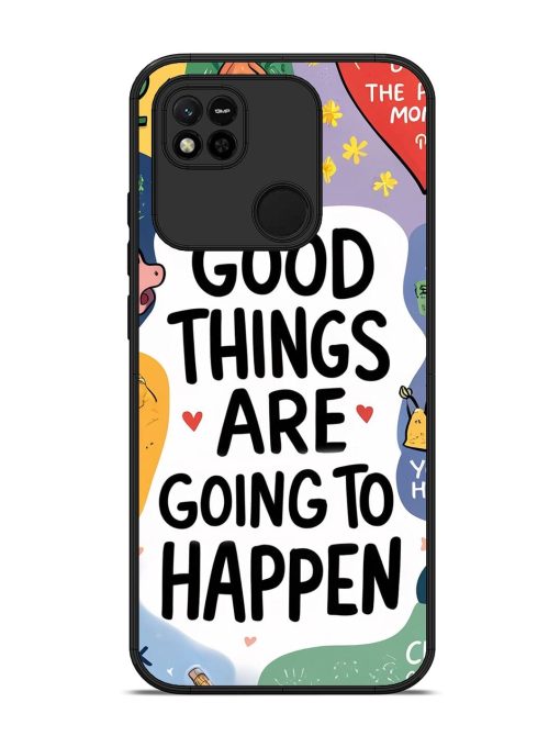 Uplifting Scribbles Glossy Soft Edge Case for Xiaomi Redmi 10A Chachhi