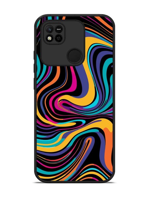 Psychedelic Swirl Glossy Soft Edge Case for Xiaomi Redmi 10A Chachhi