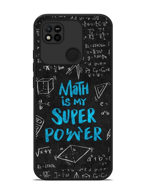 Math Magic Glossy Soft Edge Case for Xiaomi Redmi 10A Chachhi