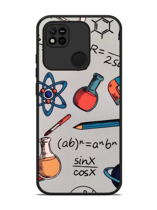 Science Doodle Glossy Soft Edge Case for Xiaomi Redmi 10A Chachhi