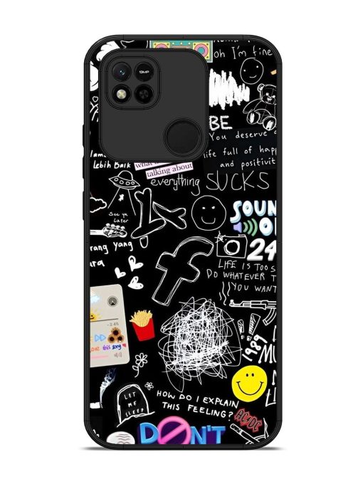 Doodle Diary Glossy Soft Edge Case for Xiaomi Redmi 10A Chachhi