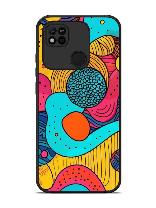 Psychedelic Patterns Glossy Soft Edge Case for Xiaomi Redmi 10A Chachhi