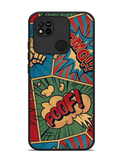 Comic Book Chaos Glossy Soft Edge Case for Xiaomi Redmi 10A Chachhi